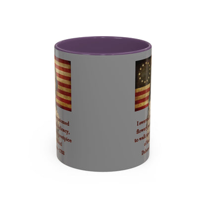 Deborah Sampson, America's Mulan Grey Accent Mug by theGreenDragonTavern.shop