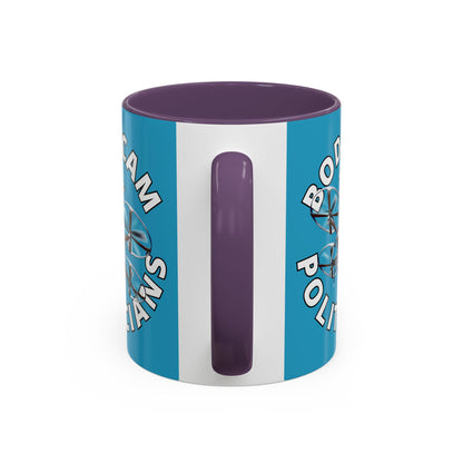 Bodycam the Politicians Drone Turquoise Accent Mug by theGreenDragonTavern.shop