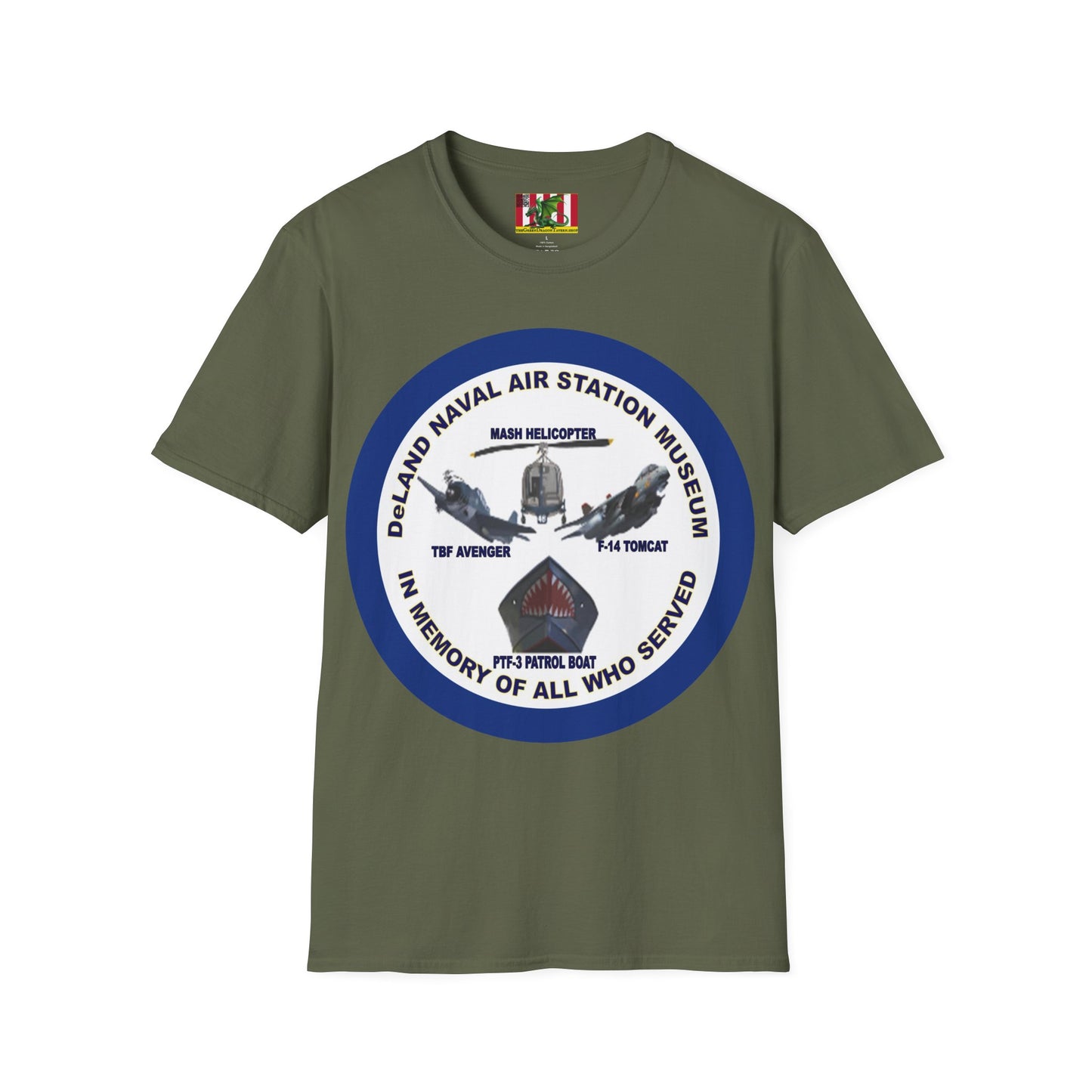 DNASM Student Art Navy Frame Darker colors Unisex T-Shirt by theGreenDragonTavern.shop