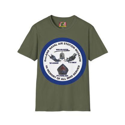 DNASM Student Art Navy Frame Darker colors Unisex T-Shirt by theGreenDragonTavern.shop