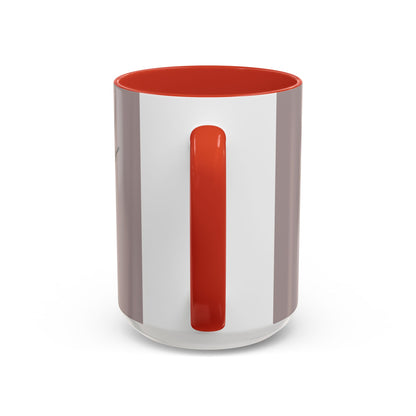 Hula Girl Packin' Heat Grey Accent Mug by theGreenDragonTavern.shop