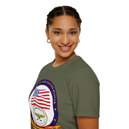 DeLand Naval Air Station Museum Darker Colors Unisex T-Shirt by theGreenDragonTavern.shop