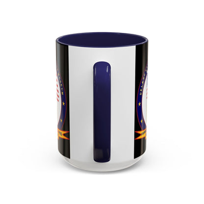 DeLand Naval Air Station Museum Black Accent Mug by theGreenDragonTavern.shop