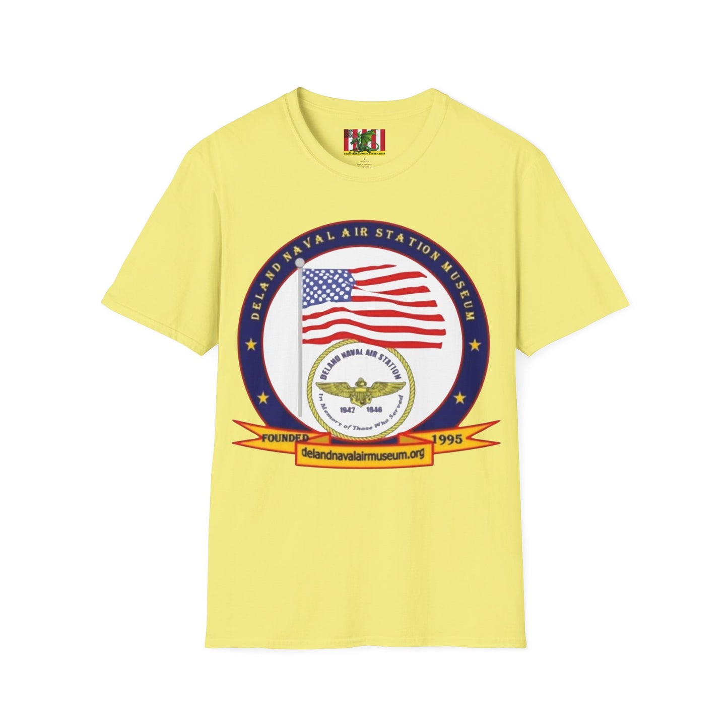 DeLand Naval Air Station Museum Lighter Colors Unisex T-Shirt by theGreenDragonTavern.shop