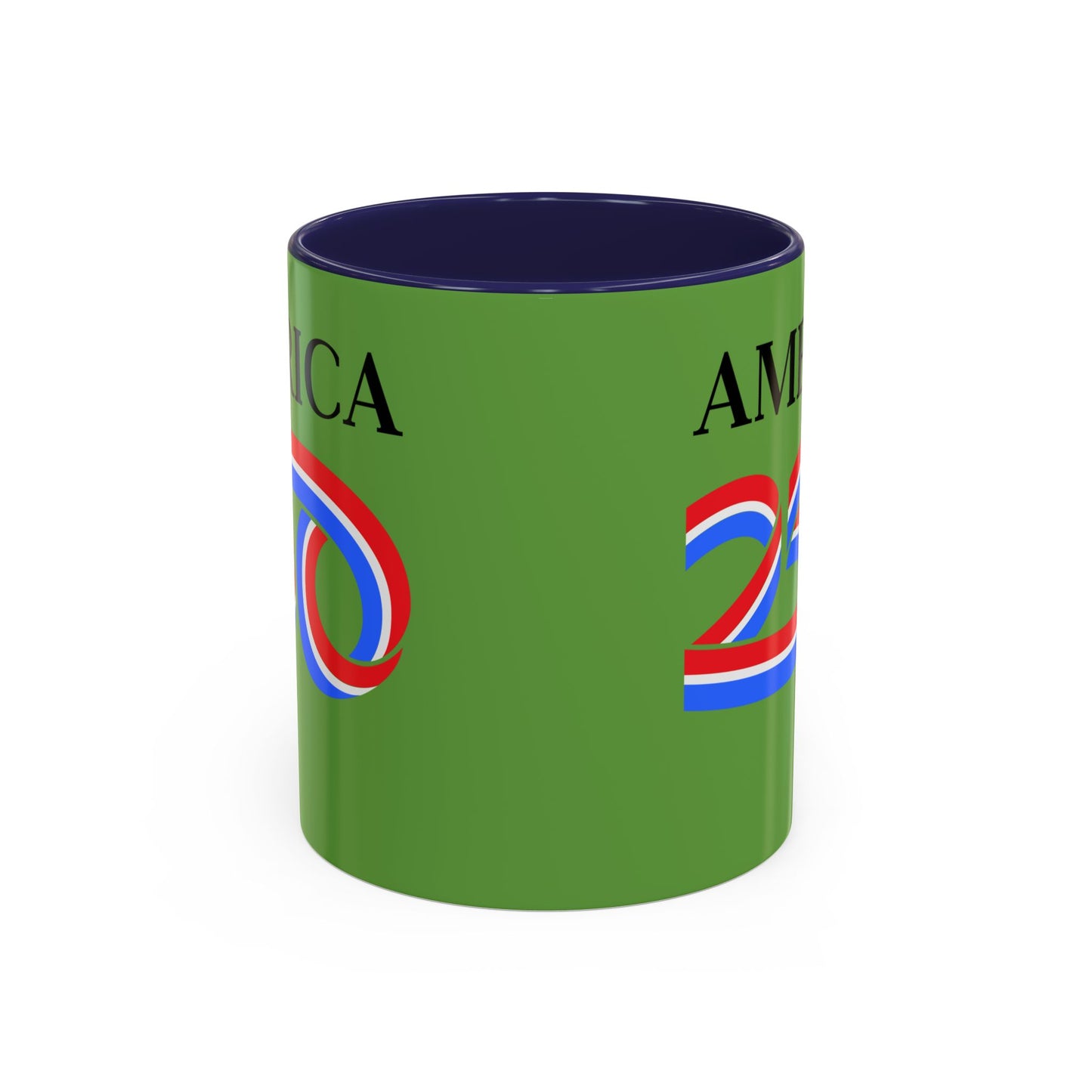 America 250 Green Accent Mug by theGreenDragonTavern.shop