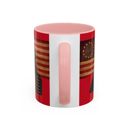 Washington's Earnest Prayer Red Accent Mug by theGreenDragonTavern.shop