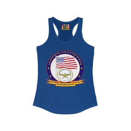 DeLand Naval Air Station Museum Women's Racerback Tank Top by theGreenDragonTavern.shop