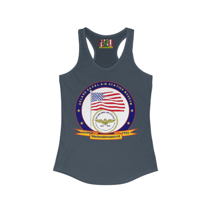 DeLand Naval Air Station Museum Women's Racerback Tank Top by theGreenDragonTavern.shop