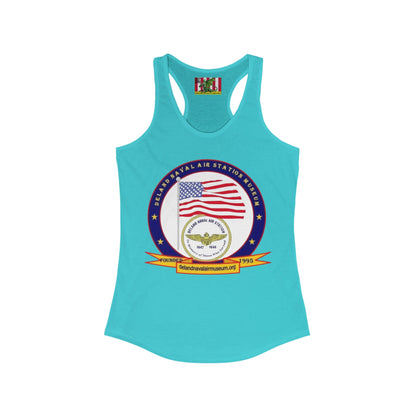 DeLand Naval Air Station Museum Women's Racerback Tank Top by theGreenDragonTavern.shop