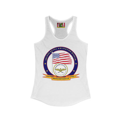 DeLand Naval Air Station Museum Women's Racerback Tank Top by theGreenDragonTavern.shop