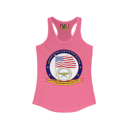 DeLand Naval Air Station Museum Women's Racerback Tank Top by theGreenDragonTavern.shop