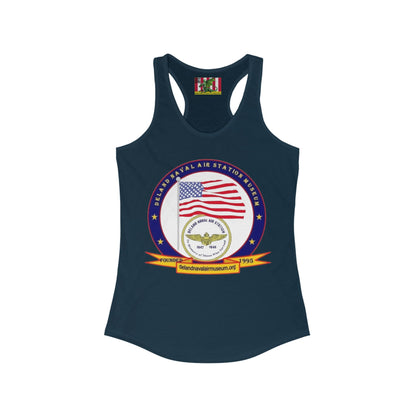 DeLand Naval Air Station Museum Women's Racerback Tank Top by theGreenDragonTavern.shop