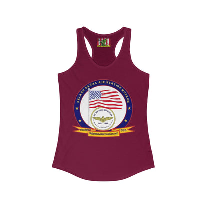 DeLand Naval Air Station Museum Women's Racerback Tank Top by theGreenDragonTavern.shop