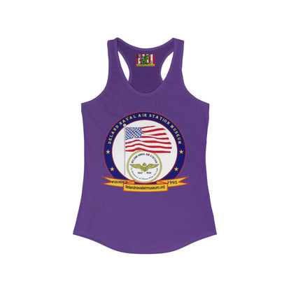 DeLand Naval Air Station Museum Women's Racerback Tank Top by theGreenDragonTavern.shop