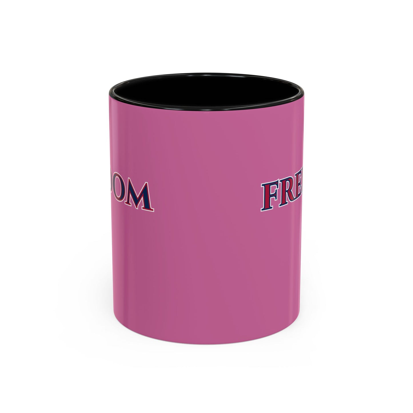 Freedom, Pink Accent Mug by theGreenDragonTavern.shop