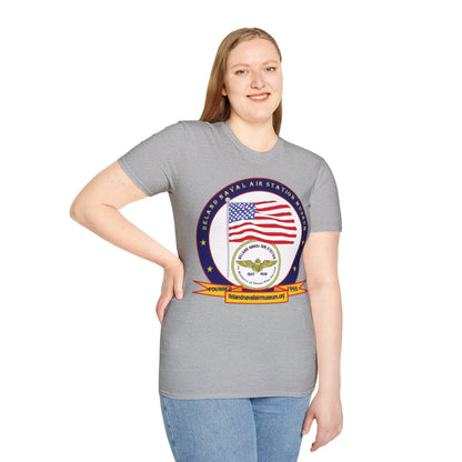 DeLand Naval Air Station Museum Lighter Colors Unisex T-Shirt by theGreenDragonTavern.shop