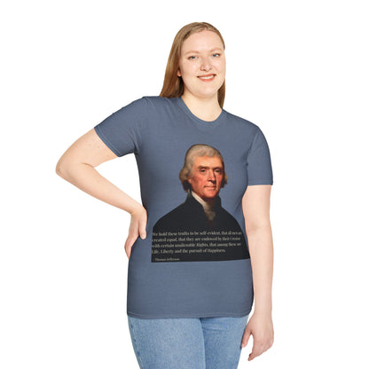 We hold these truths to be self-evident Dark colors Unisex T-Shirt by theGreenDragonTavern.shop