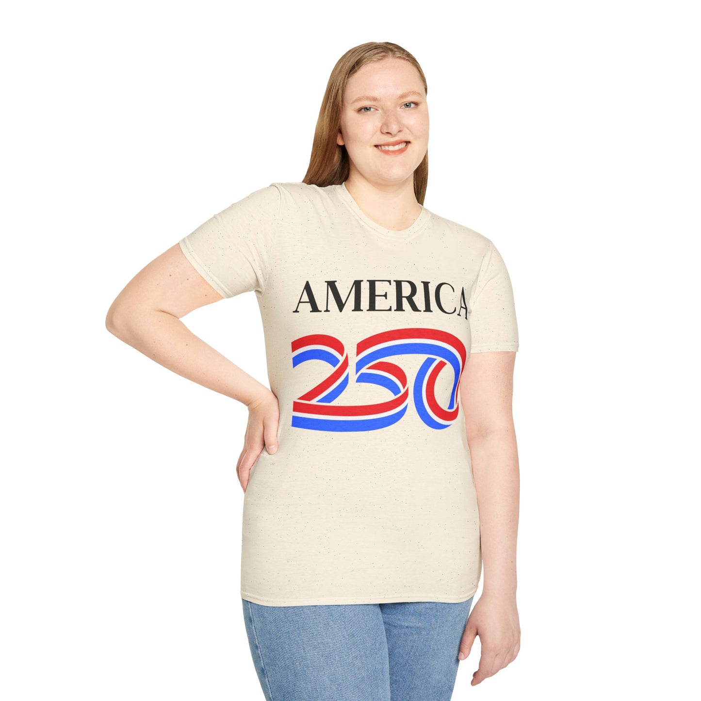 America 250 Black font, Light colors, Unisex T-Shirt by theGreenDragonTavern.shop