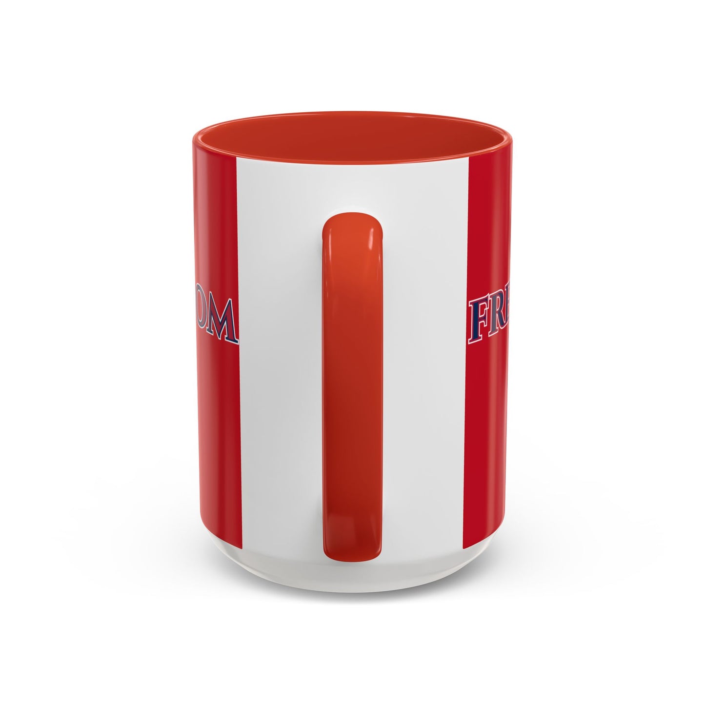 Freedom, Red Accent Mug by theGreenDragonTavern.shop