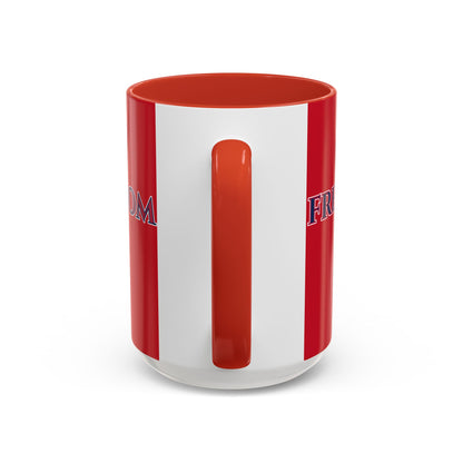 Freedom, Red Accent Mug by theGreenDragonTavern.shop