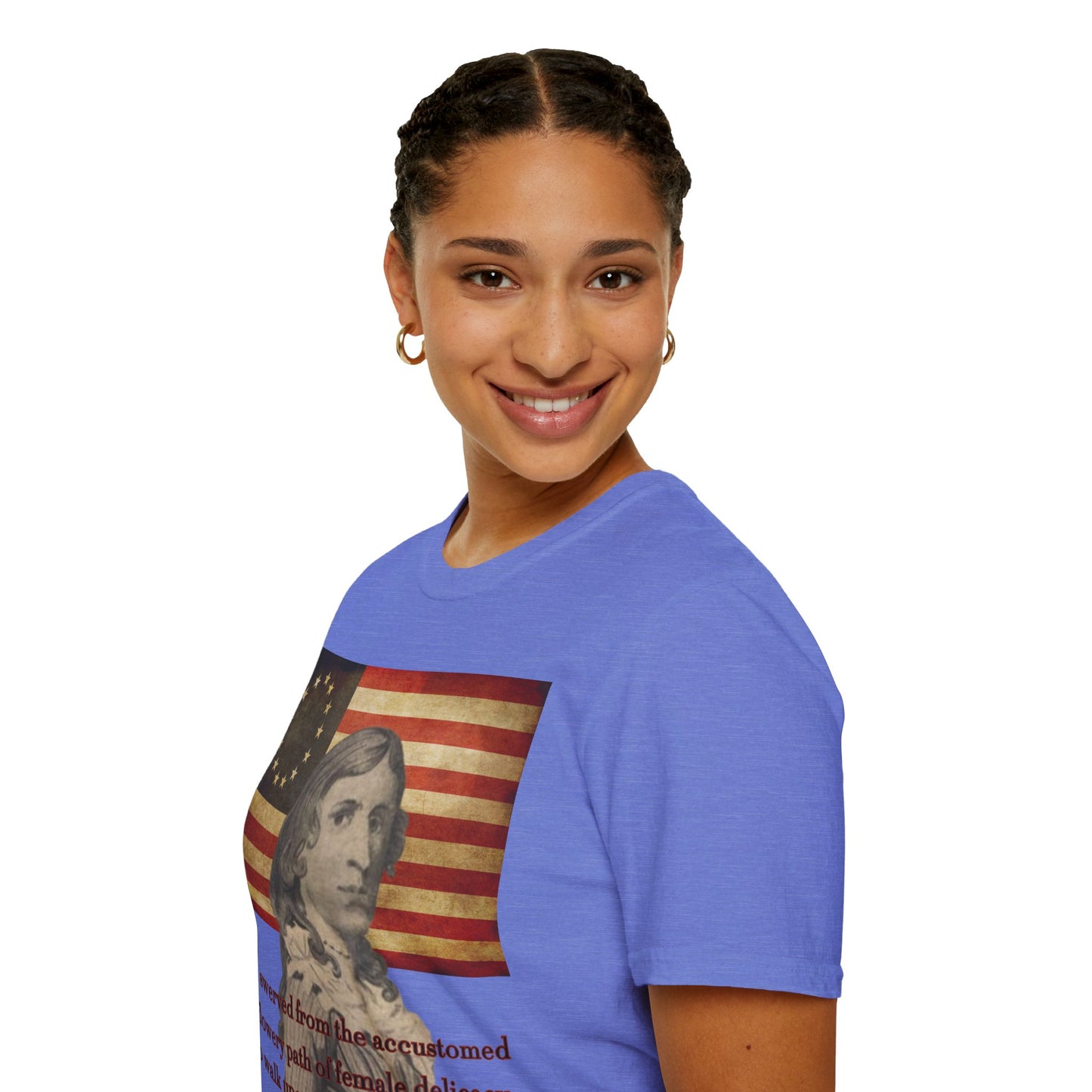 Deborah Sampson, America's Mulan Light colors Unisex T-Shirt by theGreenDragonTavern.shop