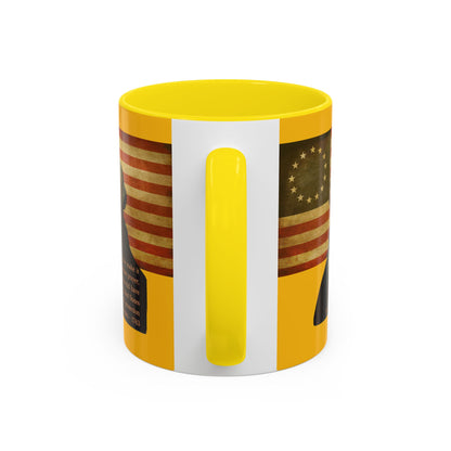 Washington's Earnest Prayer Yellow Accent Mug by theGreenDragonTavern.shop