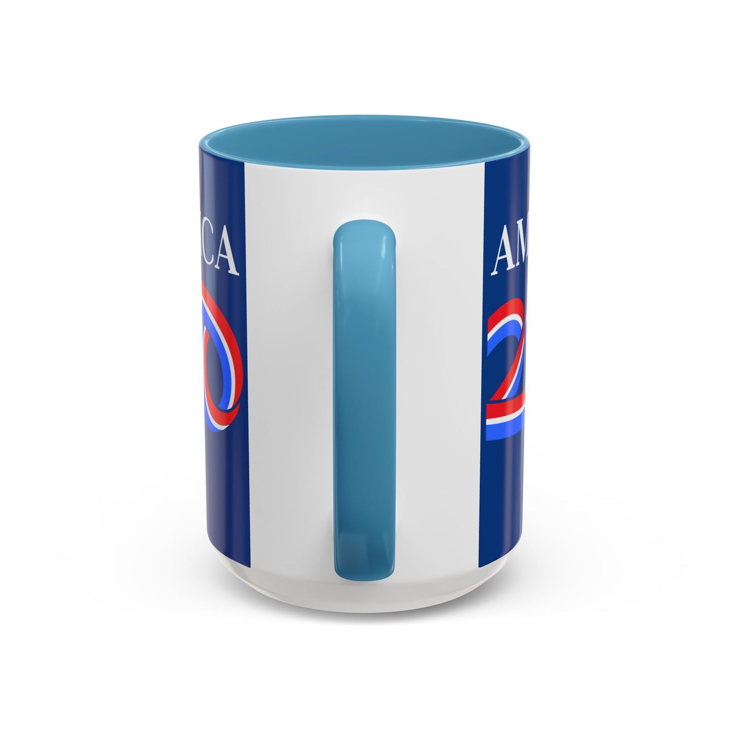 America 250 Dark Blue Accent Mug by theGreenDragonTavern.shop