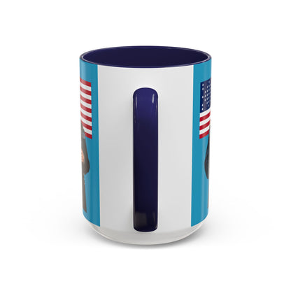 "Traitors and Patriots" Ulysses Grant Turquoise Accent Mug by theGreenDragonTavern.shop