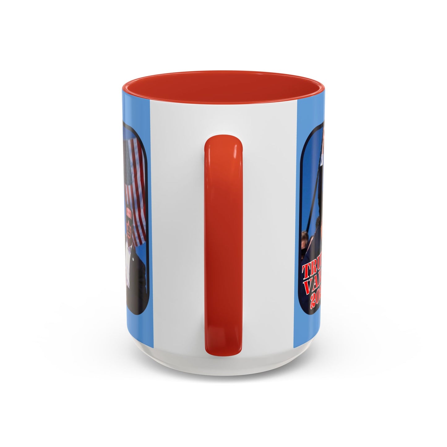 Trump and Vance 2024 Accent Mug by theGreenDragonTavern.shop