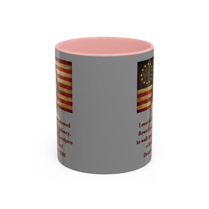 Deborah Sampson, America's Mulan Grey Accent Mug by theGreenDragonTavern.shop