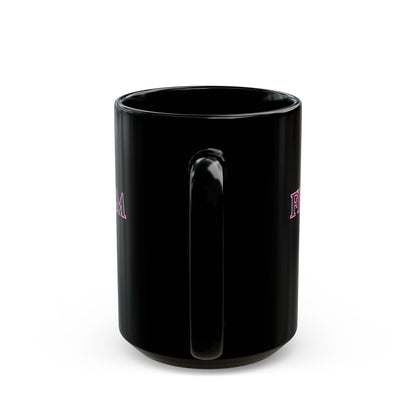 Freedom, Blue font, Black Mug by theGreenDragonTavern.shop