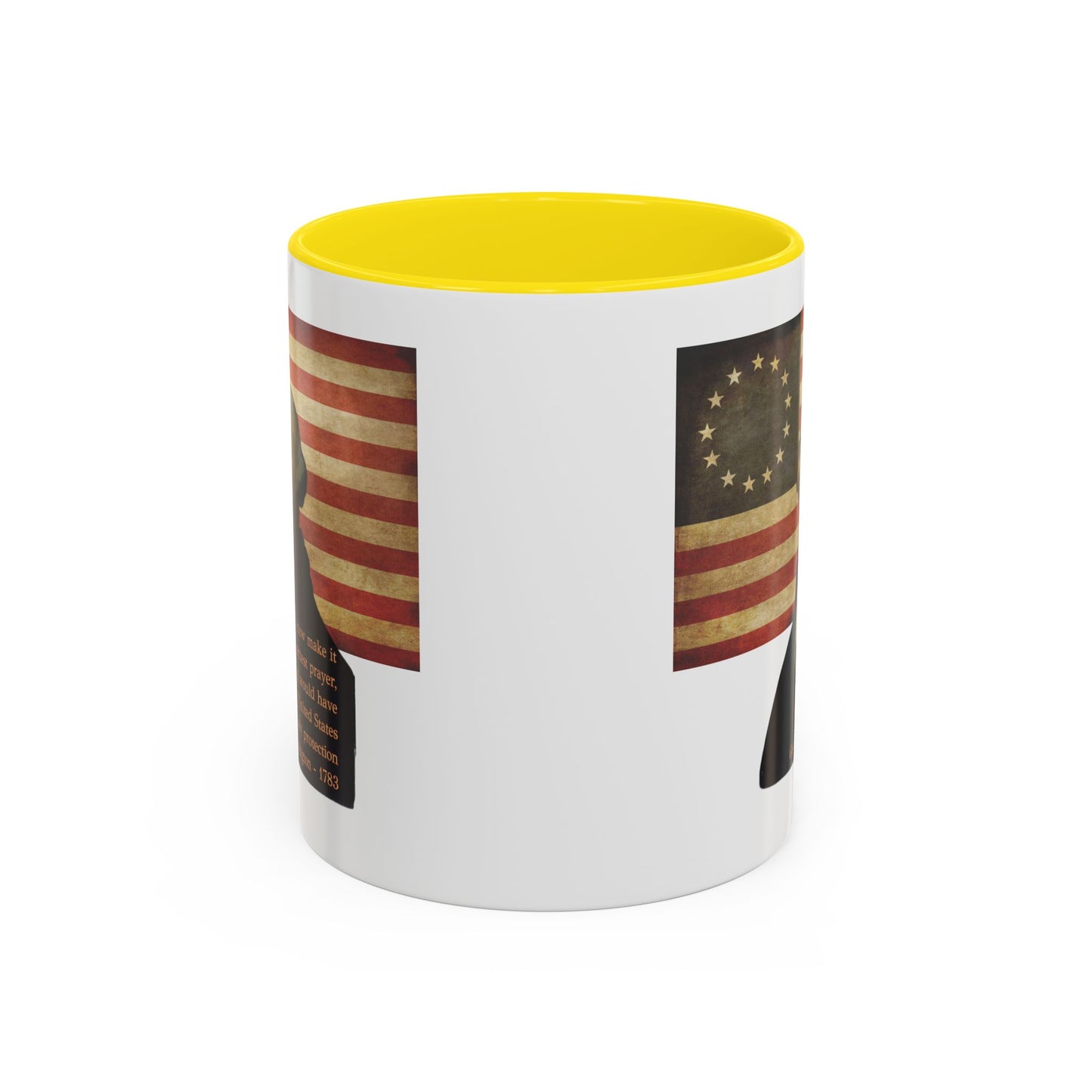 Washington's Earnest Prayer White Accent Mug by theGreenDragonTavern.shop