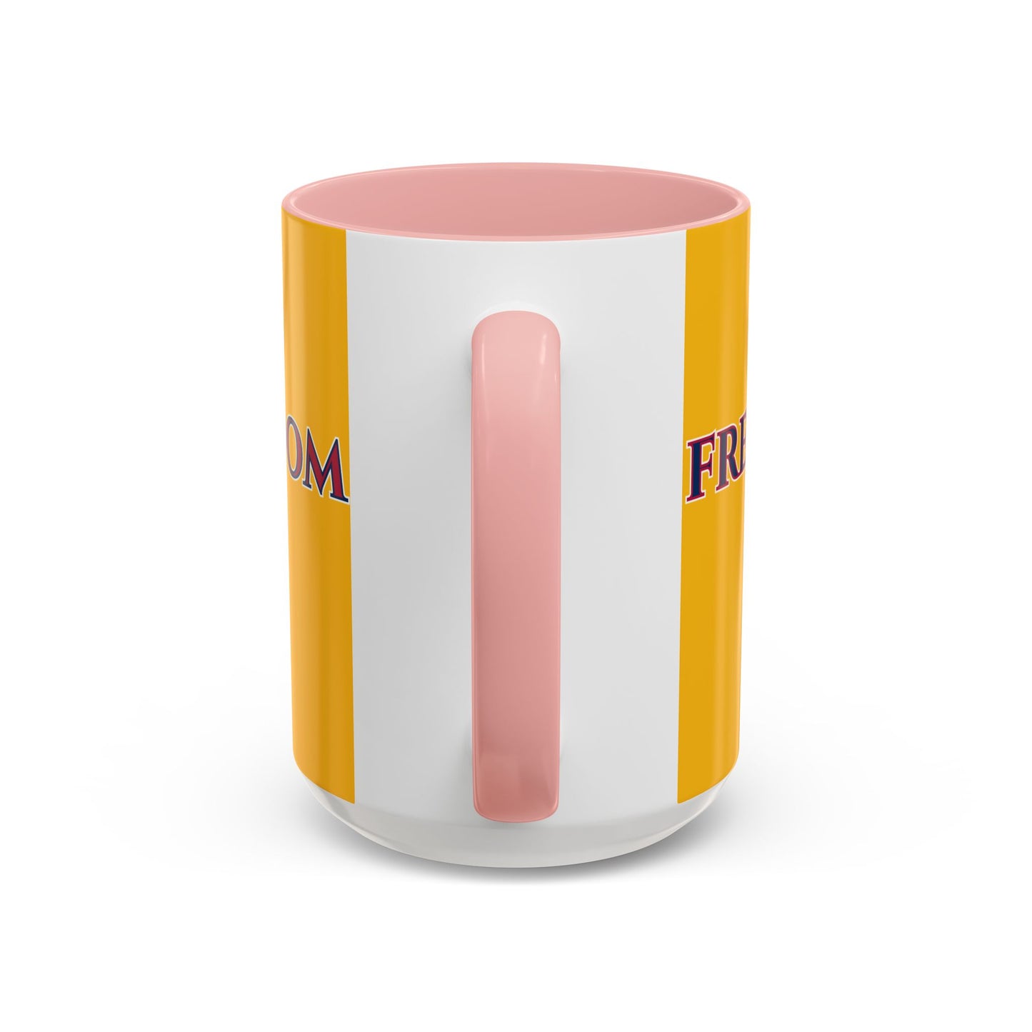 Freedom, Yellow Accent Mug by theGreenDragonTavern.shop