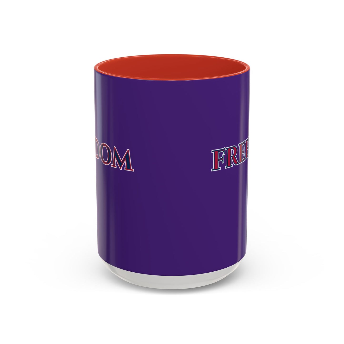 Freedom, Dark Purple Accent Mug by theGreenDragonTavern.shop