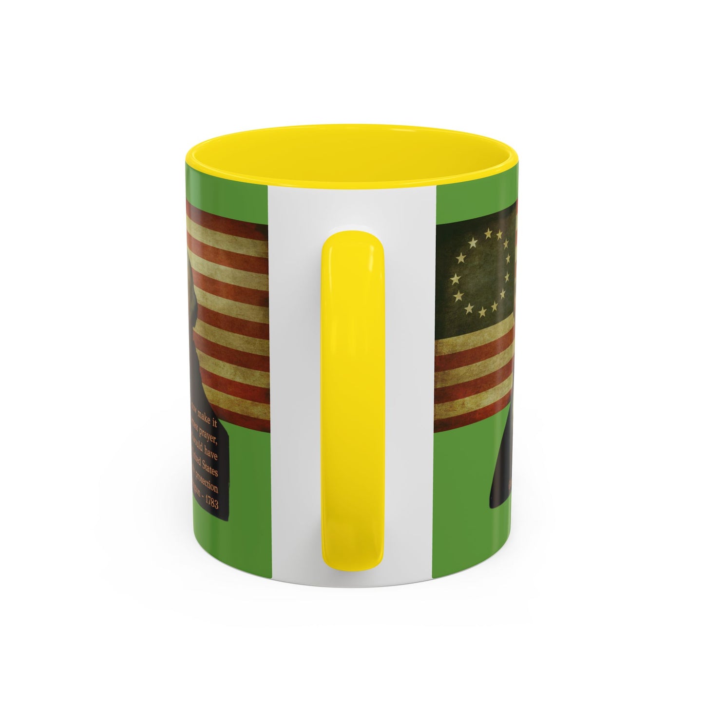 Washington's Earnest Prayer Green Accent Mug by theGreenDragonTavern.shop