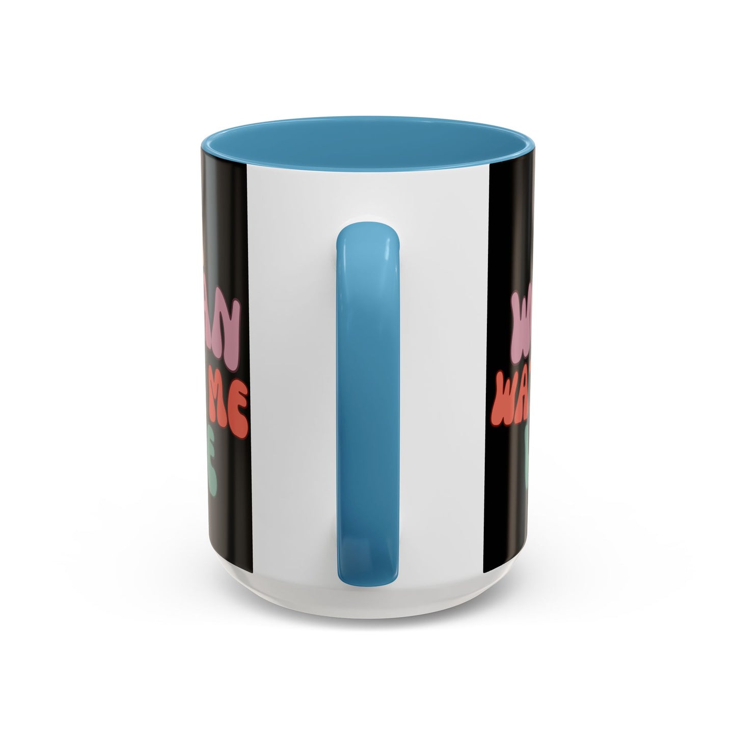 I Am Woman Watch Me Vote Black Accent Mug by theGreenDragonTavern.shop