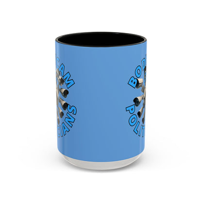Bodycam the Politicians Cameras Blue Accent Mug by theGreenDragonTavern.shop