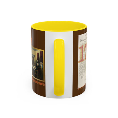 Declaration of Independence Brown Accent Mug by theGreenDragonTavern.shop