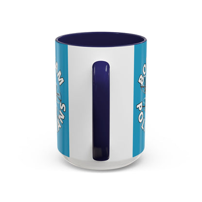 Bodycam the Politicians Drone Turquoise Accent Mug by theGreenDragonTavern.shop