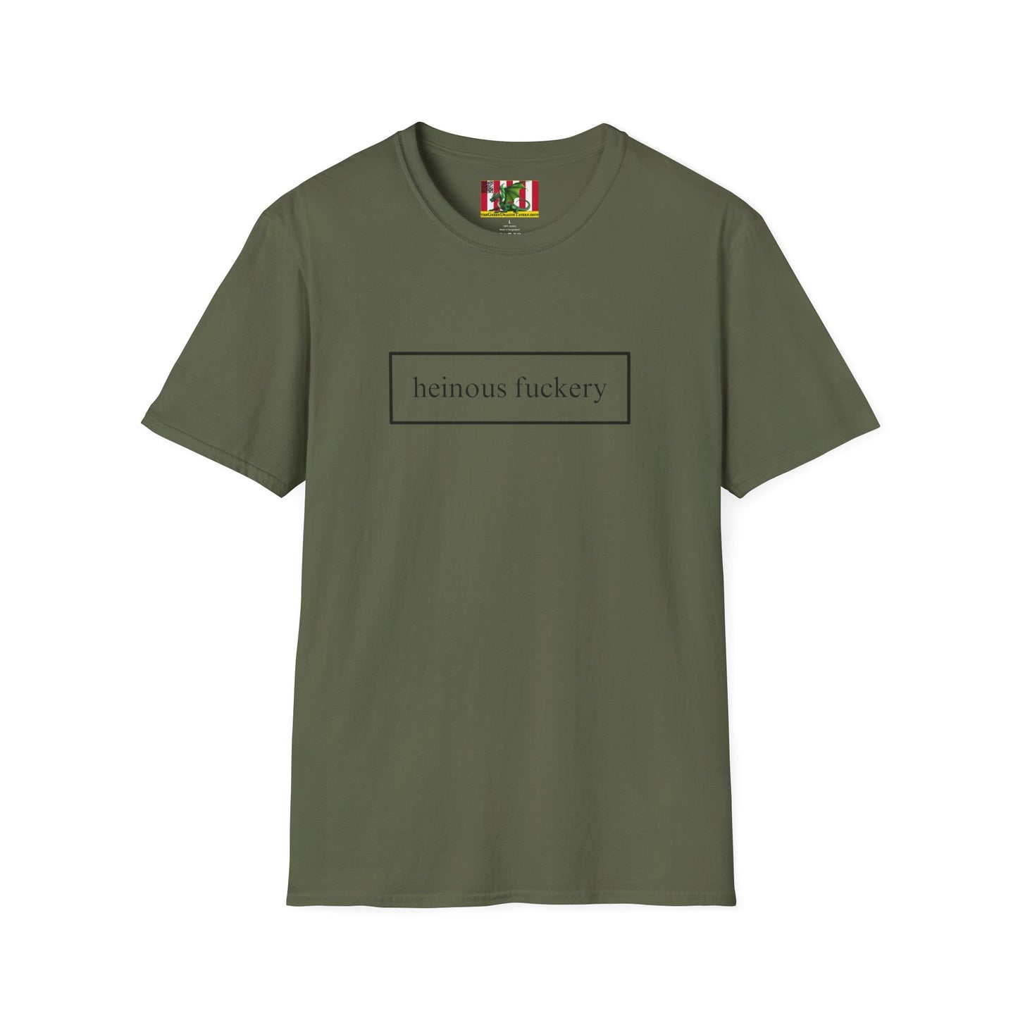 Heinous Fuckery Light colors Unisex T-Shirt by theGreenDragonTavern.shop