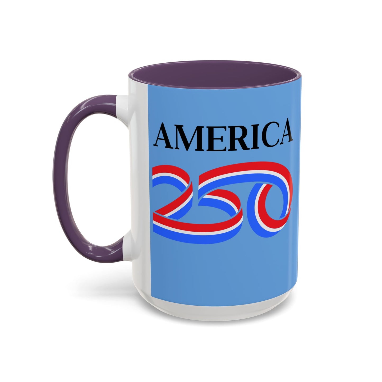 America 250 Light Blue Accent Mug by theGreenDragonTavern.shop