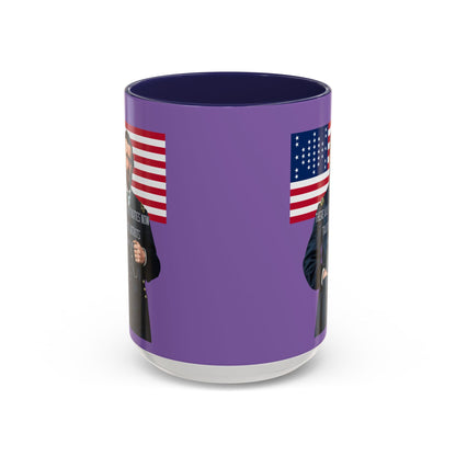 "Traitors and Patriots" Ulysses Grant Light Purple Accent Mug by theGreenDragonTavern.shop
