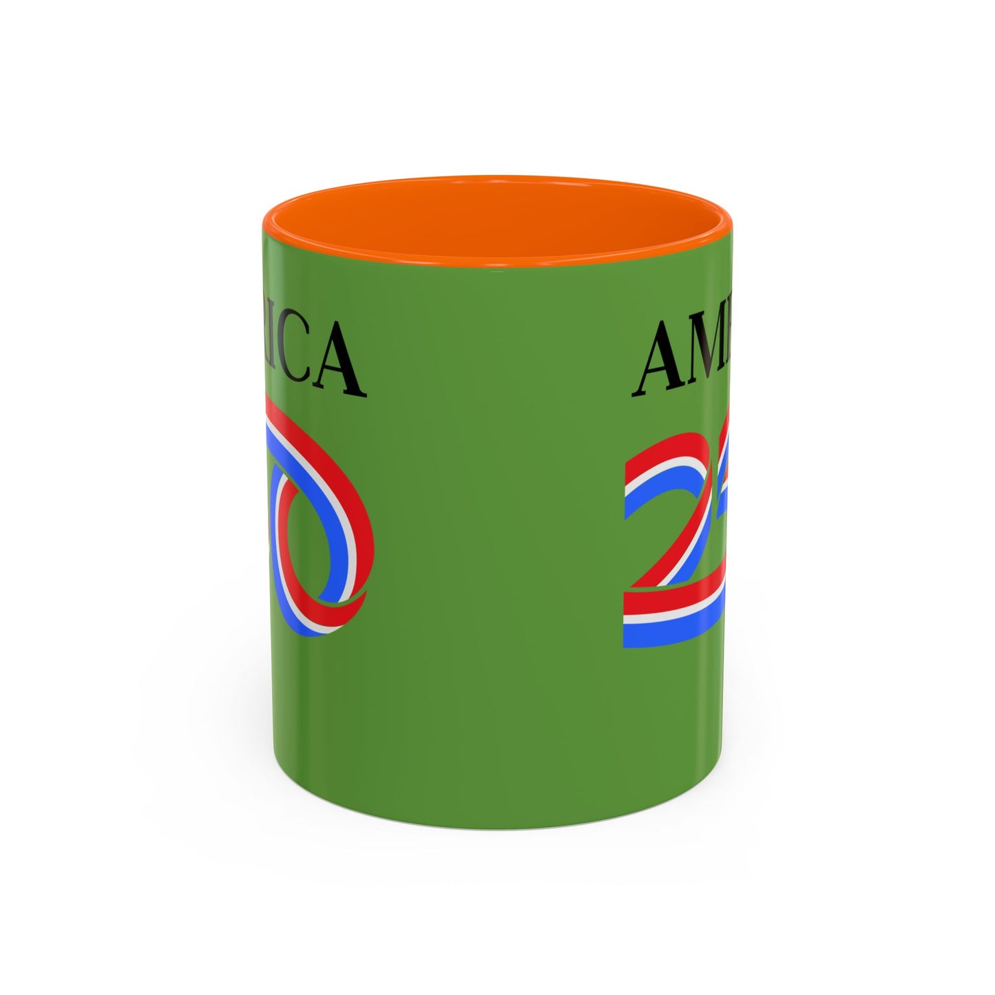 America 250 Green Accent Mug by theGreenDragonTavern.shop