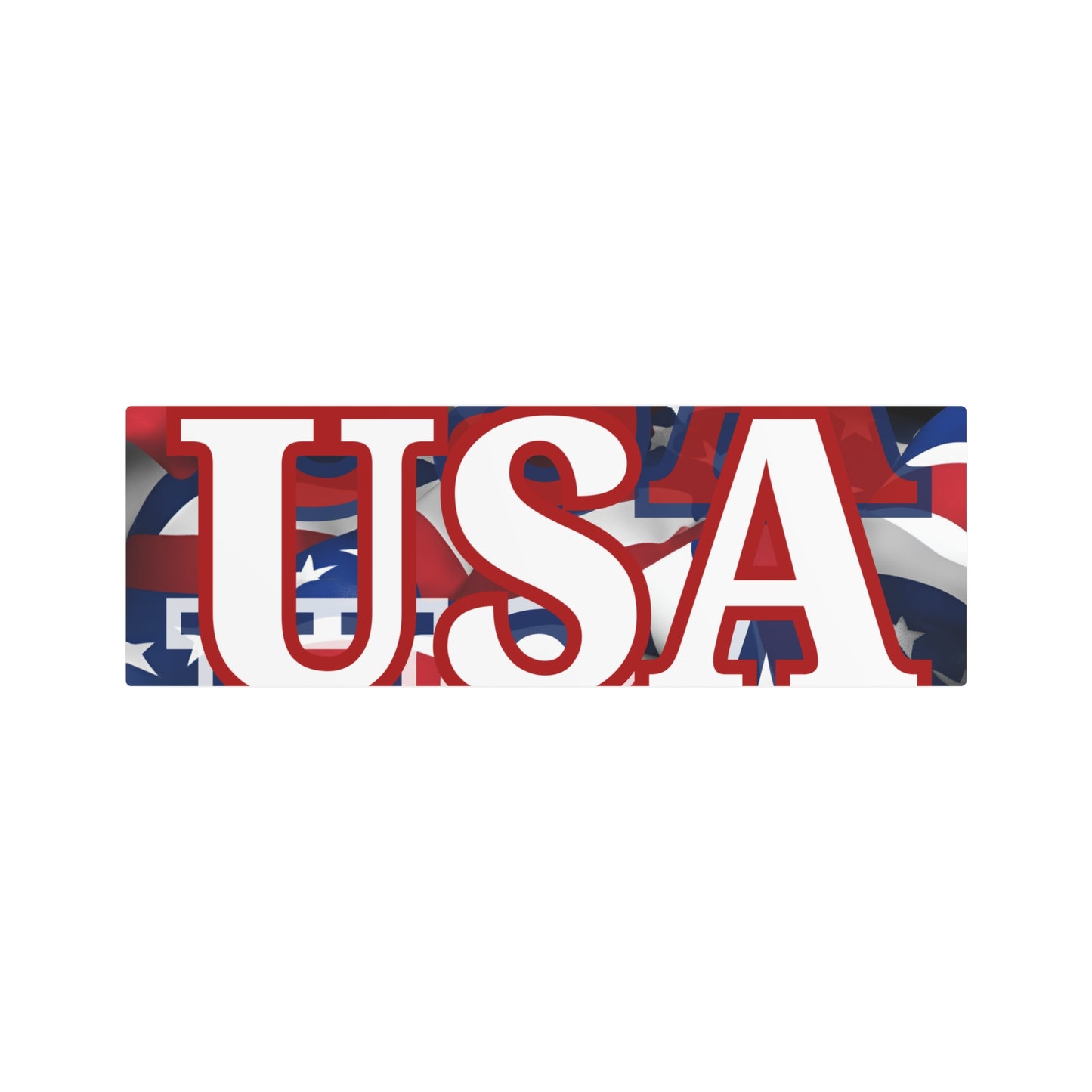 USA! USA! USA White Center Metal Art Sign by theGreenDragonTavern.shop