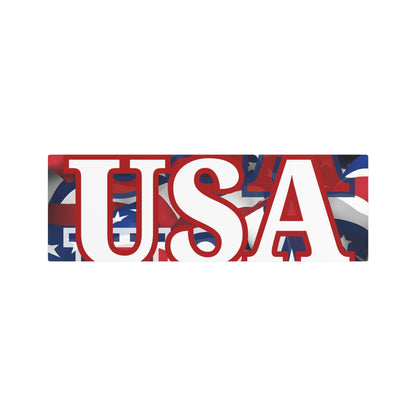 USA! USA! USA White Center Metal Art Sign by theGreenDragonTavern.shop