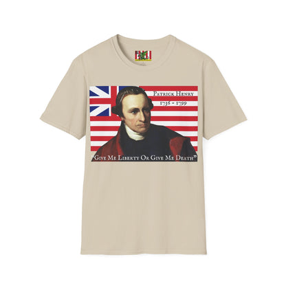 Patrick Henry Light colors Unisex T-Shirt by theGreenDragonTavern.shop