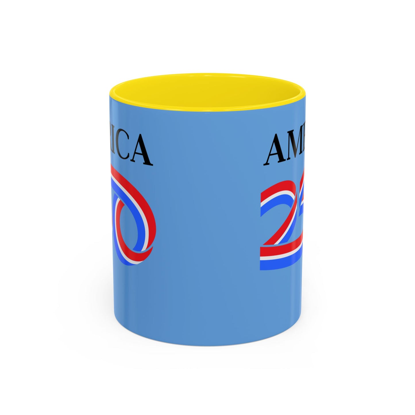 America 250 Light Blue Accent Mug by theGreenDragonTavern.shop