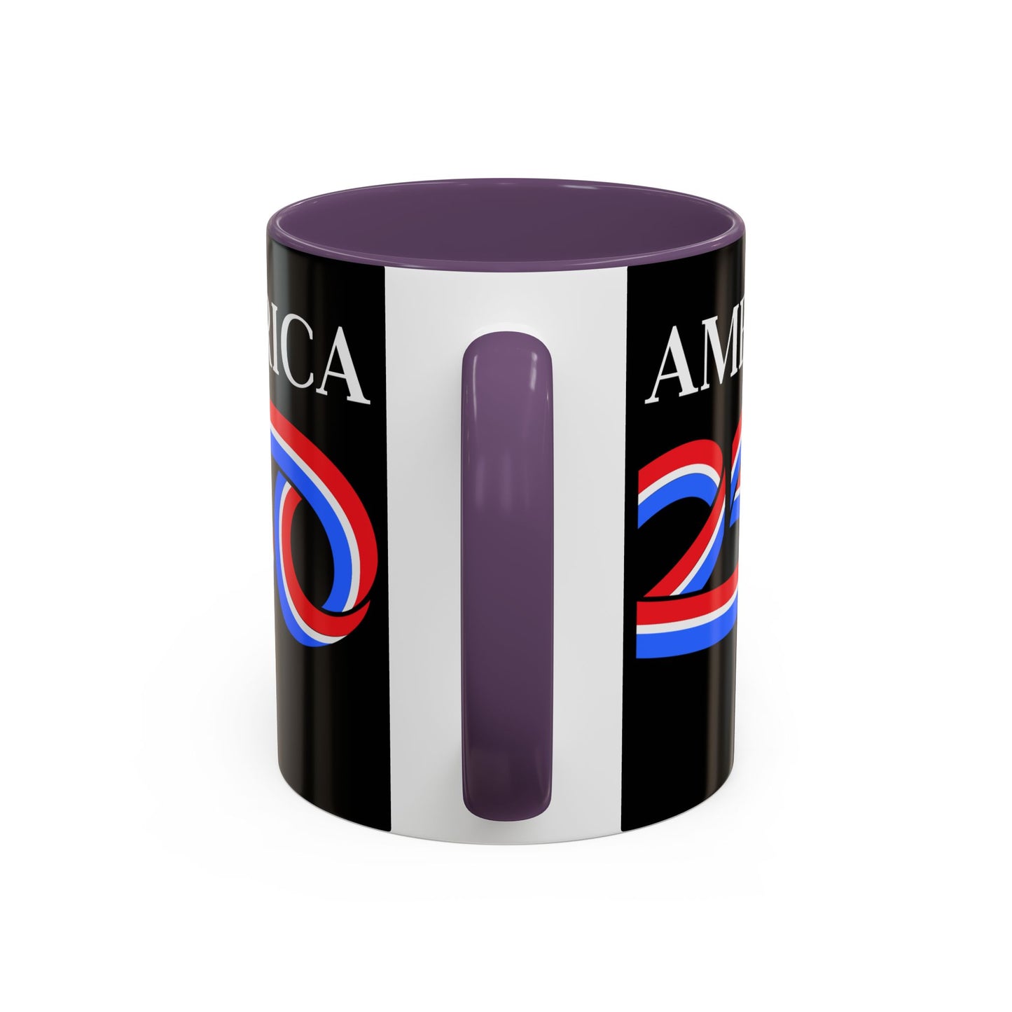 America 250 Black Accent Mug by theGreenDragonTavern.shop