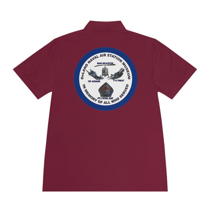 DNASM Student Art Navy Frame, 2-Sided Sport Polo Shirt by theGreenDragonTavern.shop