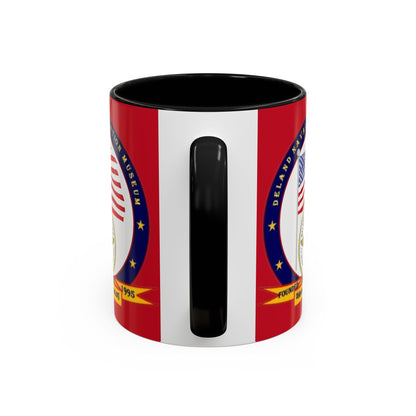 DeLand Naval Air Station Museum Red Accent Mug by theGreenDragonTavern.shop
